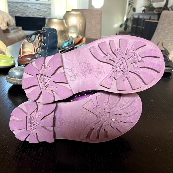 Fluevog Purple Polka Dot Derby Swirl (5 Eye) - Discontinued - Picture 7 of 7